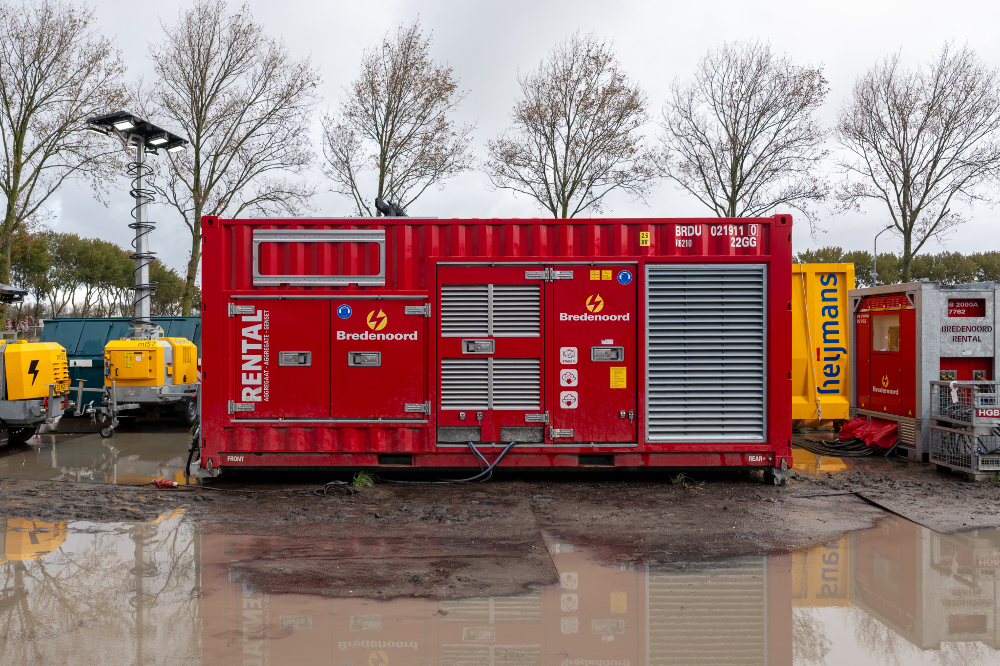 Mobile Stage V Stromversorgung