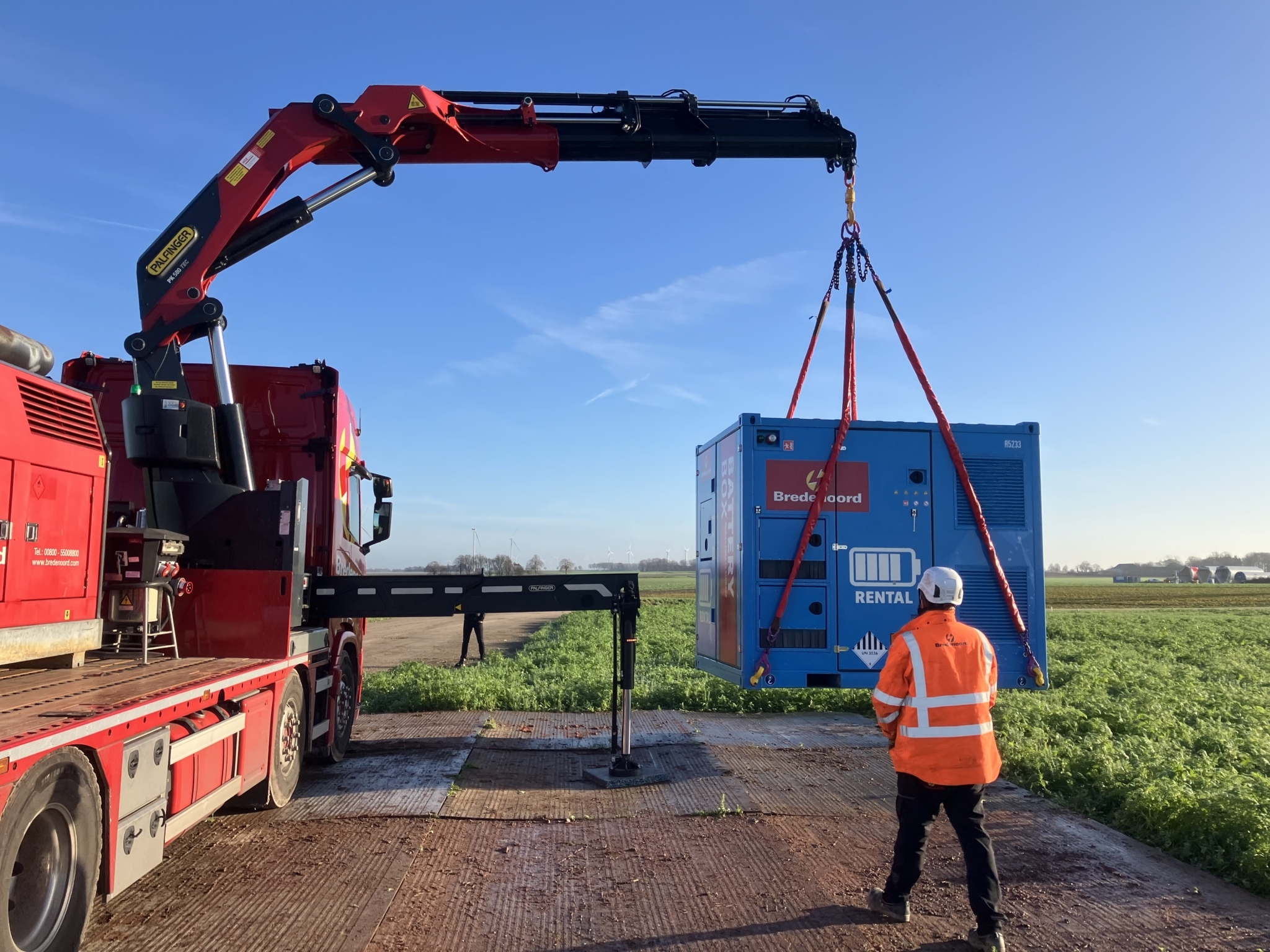 Hybridenergie Windpark Battery Box